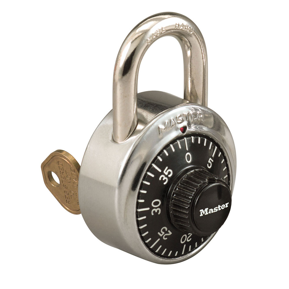 Master Lock 1525 combination padlock with key control