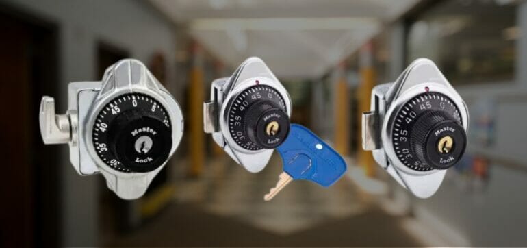 Master Lock Built in Combination Locks